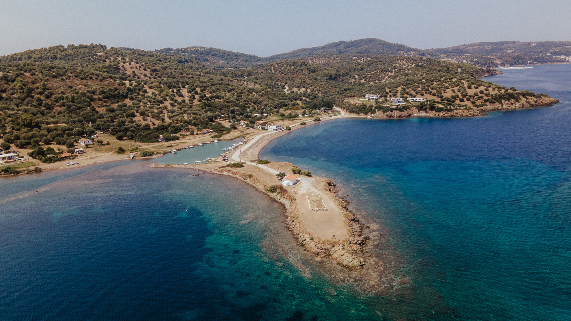 Paliouri Cape – Landzunge zwischen Pinien und Meer