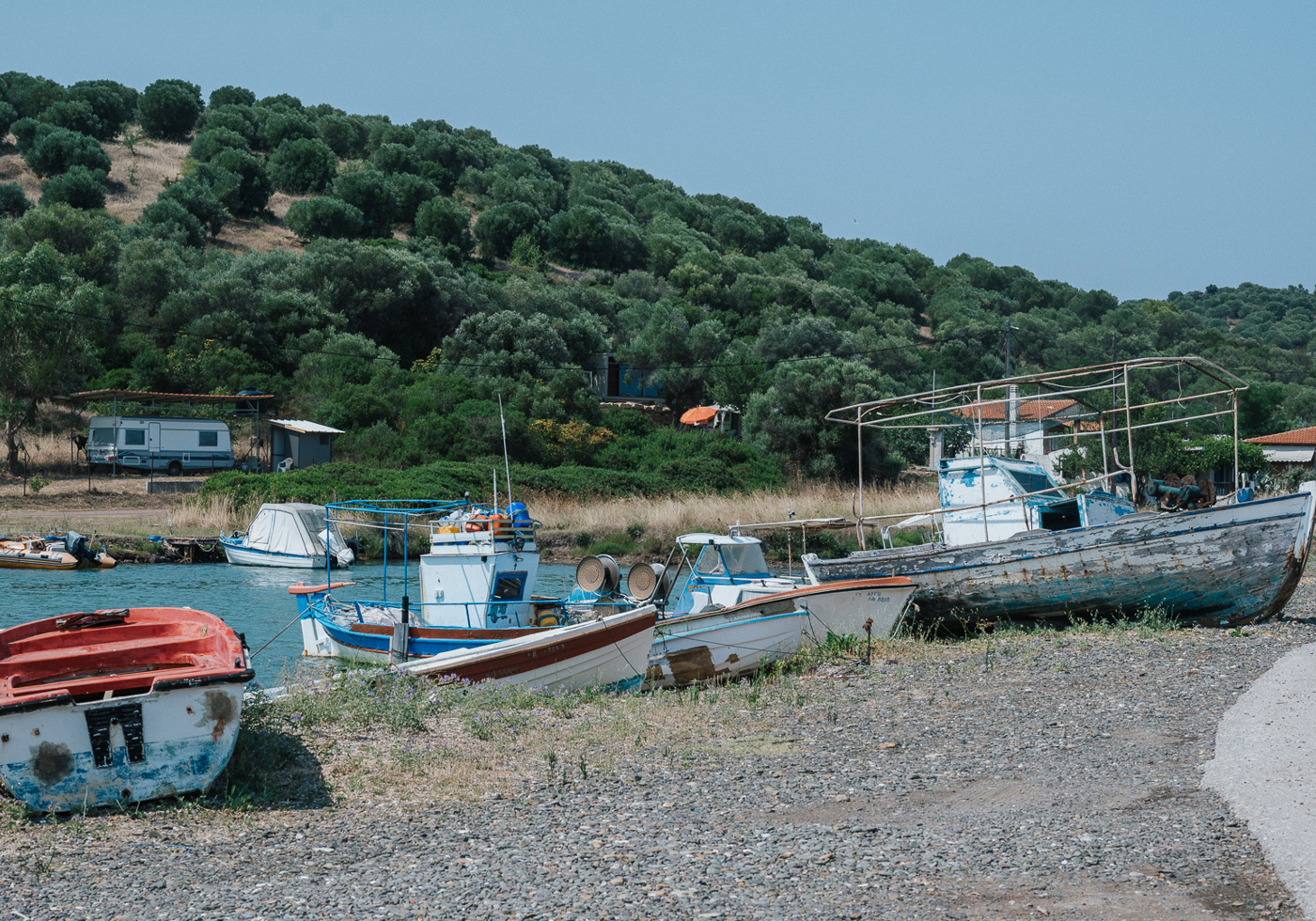 Postkarte: Paliouri Cape – Landzunge zwischen Pinien und Meer · Griechenland