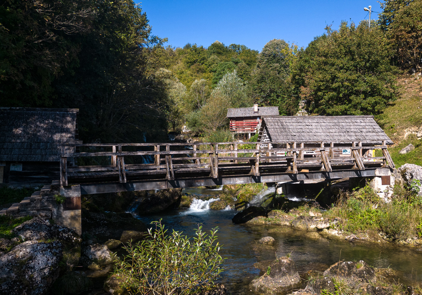 Postkarte: Krupa na Vrbasu – Wasser, Mühlen und Kalkstein · Bosnien