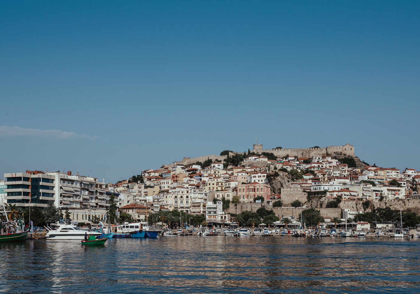 Postkarte: Kavala – Hafenstadt zwischen Aquädukt und Meer · Griechenland