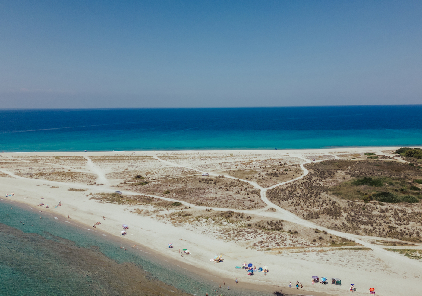 Postkarte: Possidi Cape – die schmale Spitze von Kassandra · Griechenland