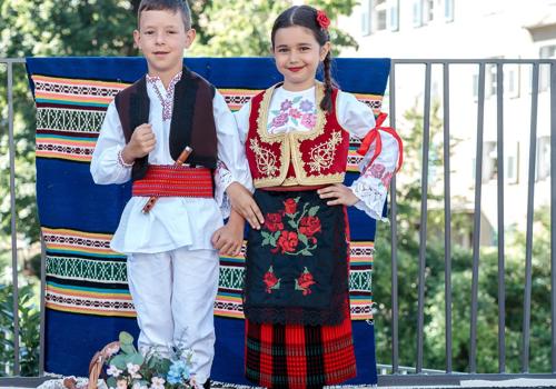 Shooting der Tänzer des KUD Sveti Sava aus Altstätten
