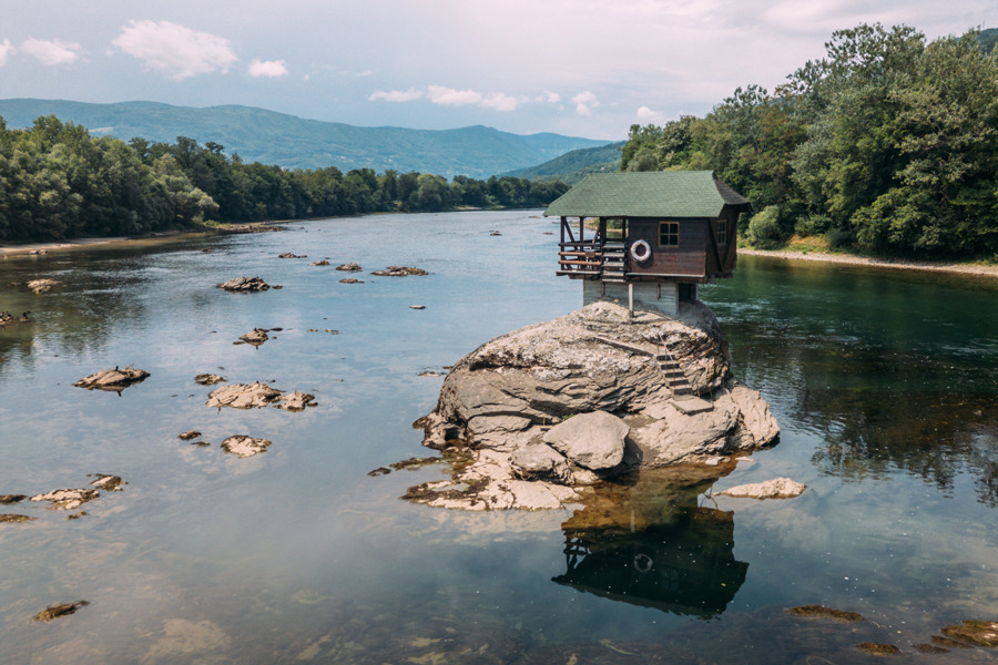 Drina-Flusshaus