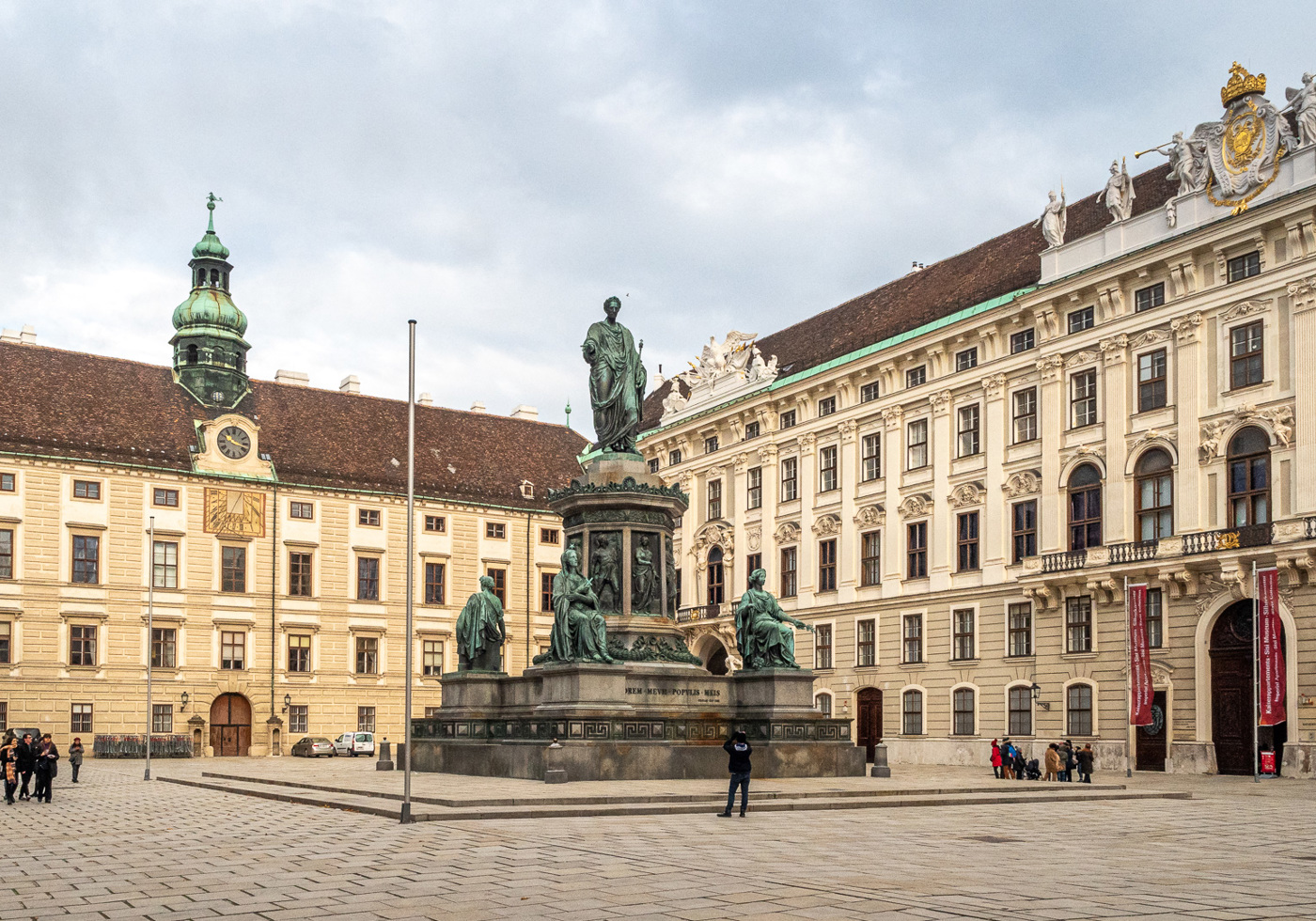 Postkarte: Wien – zwischen Kaiserzeit und Gegenwart · Österreich